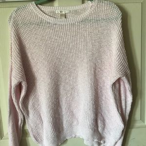 Open Knit Sweater.